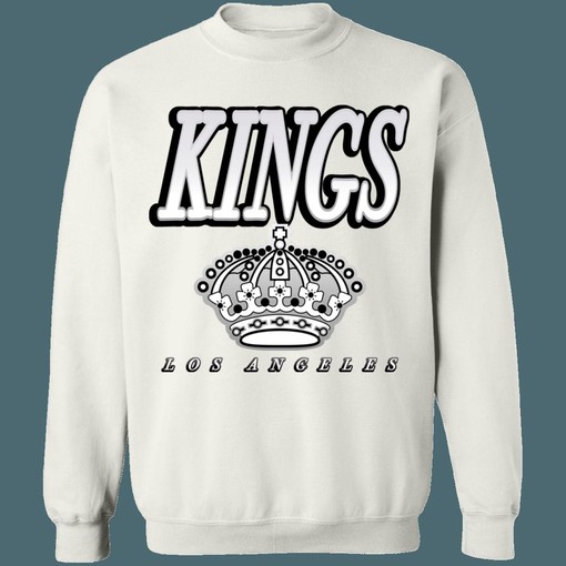 Los Angeles Kings 1960's Vintage NHL Graphic Sweatshirt Hoodie - Retro Style Fan Gear - Image 2