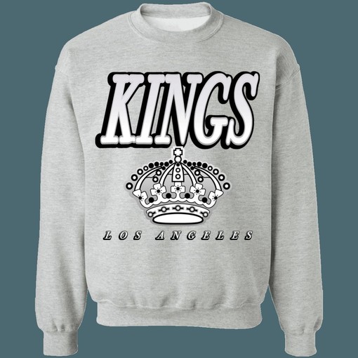 Los Angeles Kings 1960's Vintage NHL Graphic Sweatshirt Hoodie - Retro Style Fan Gear - Image 3