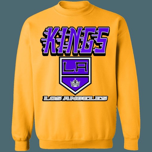Los Angeles Kings COLOR RUSH Retro NHL Graphic Tee - For Hockey Lovers - Image 4