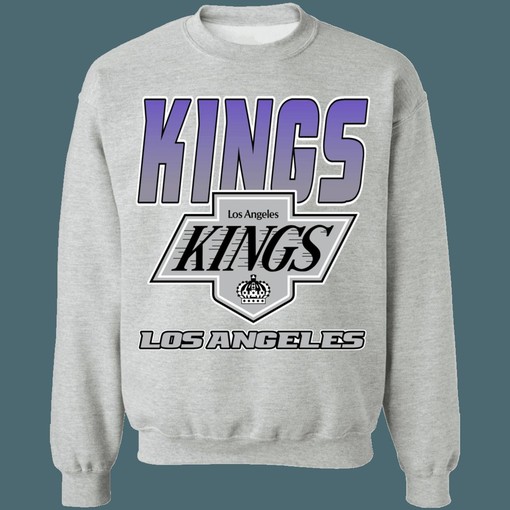 Los Angeles LA Kings 1990's Retro NHL Sweatshirt Hoodie - Vintage Style Fan Gear - Image 2