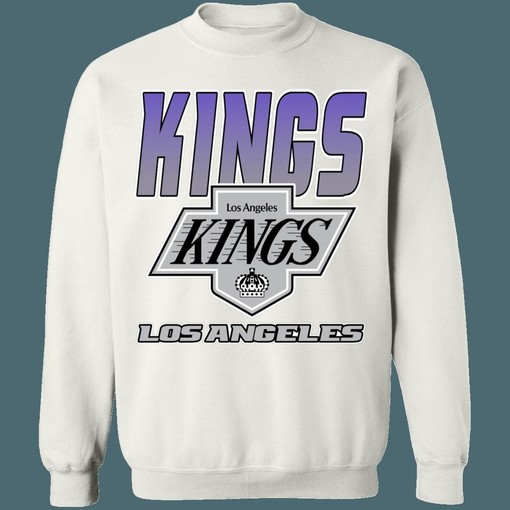 Los Angeles LA Kings 1990's Retro NHL Sweatshirt Hoodie - Vintage Style Fan Gear - Image 3
