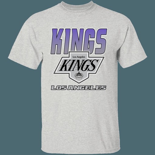 Los Angeles LA Kings NHL Retro T-Shirt Hoodie - National Hockey League Apparel - Image 3