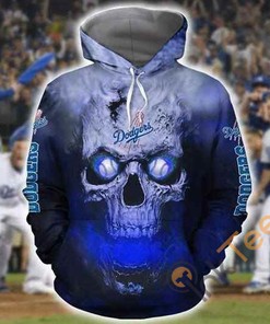 Los Angeles Lakers NBA 3D All-Over Print Skull Art Hoodie for Men