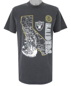 Los Angeles Raiders Stadium Map 1990s Vintage NFL T-Shirt Unisex Sport Sweatshirt Hoodie Gift