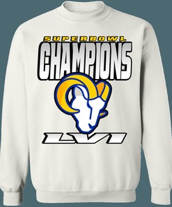 Los Angeles Rams 2022 Super Bowl LVI Champions Sweatshirt - Celebrate Your Team's Victory!