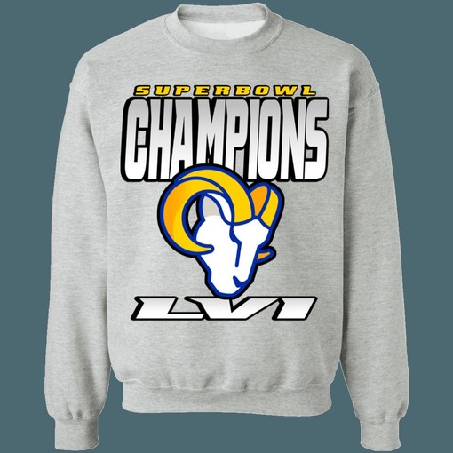 Los Angeles Rams 2022 Super Bowl LVI Champions Sweatshirt - Celebrate Your Team's Victory! - Image 2