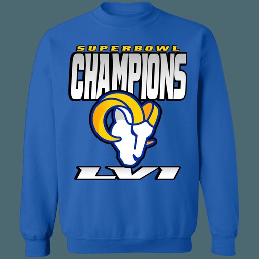 Los Angeles Rams 2022 Super Bowl LVI Champions Sweatshirt - Celebrate Your Team's Victory! - Image 3