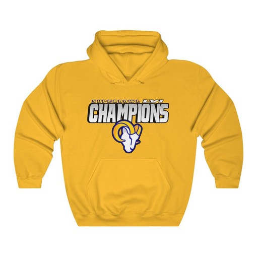 Los Angeles Rams SuperBowl LVI Champions NFL Hoodie Sweatshirt - A Great Addition to Any Fan's Collection!