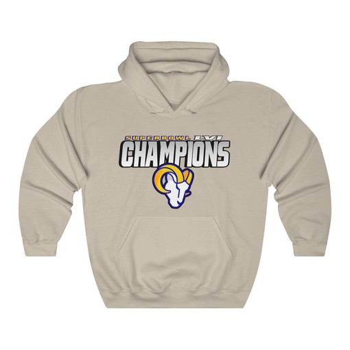 Los Angeles Rams SuperBowl LVI Champions NFL Hoodie Sweatshirt - A Great Addition to Any Fan's Collection! - Image 2