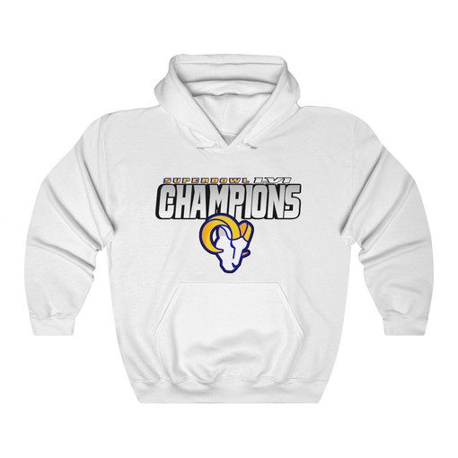 Los Angeles Rams SuperBowl LVI Champions NFL Hoodie Sweatshirt - A Great Addition to Any Fan's Collection! - Image 3