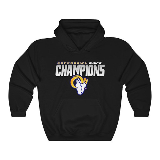 Los Angeles Rams SuperBowl LVI Champions NFL Hoodie Sweatshirt - A Great Addition to Any Fan's Collection! - Image 4