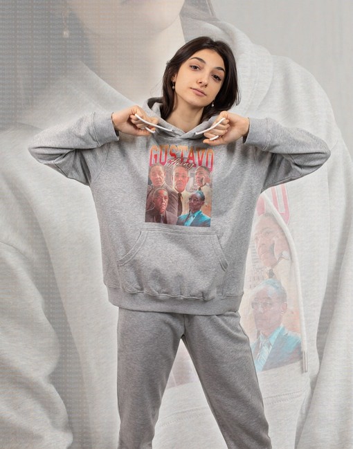 Los Pollos Gustavo Fring Chille Sweater, Salamanca Breaking Bad Vintage Retro Sweatshirt, Heisenberg Mexican Tees - Image 2