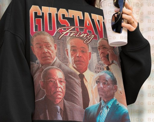 Los Pollos Gustavo Fring Chille Sweater, Salamanca Breaking Bad Vintage Retro Sweatshirt, Heisenberg Mexican Tees - Image 4