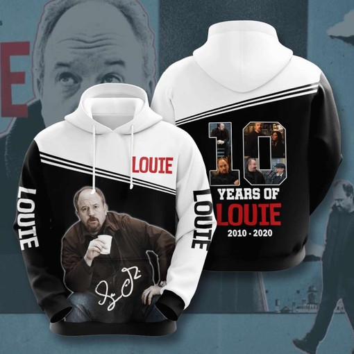 Louie Men's All Over Print 3D Hoodie with Eye-Catching Design