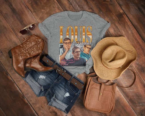 Louis Theroux Retro 90s Sweater, Documentary Filmmaker Homage Shirt, My Money Don't Jiggle Jiggle Quote Tee - Image 3