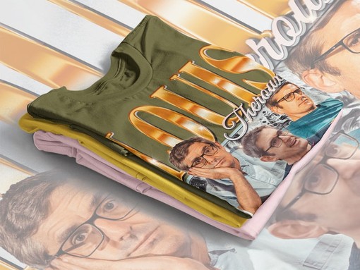 Louis Theroux Retro 90s Sweater, Documentary Filmmaker Homage Shirt, My Money Don't Jiggle Jiggle Quote Tee - Image 4