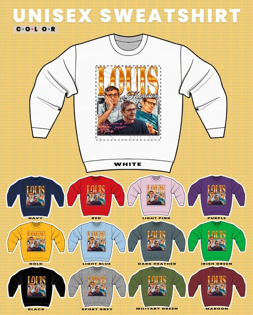 Louis Theroux Retro Sweater - Funny Movie Shirts for Men - Image 3