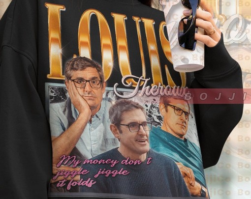 Louis Theroux Retro Sweater - Funny Movie Shirts for Men - Image 4