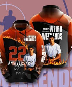 Louis Theroux's Weird Weekends All Over Print 3D Hoodie with Custom Design