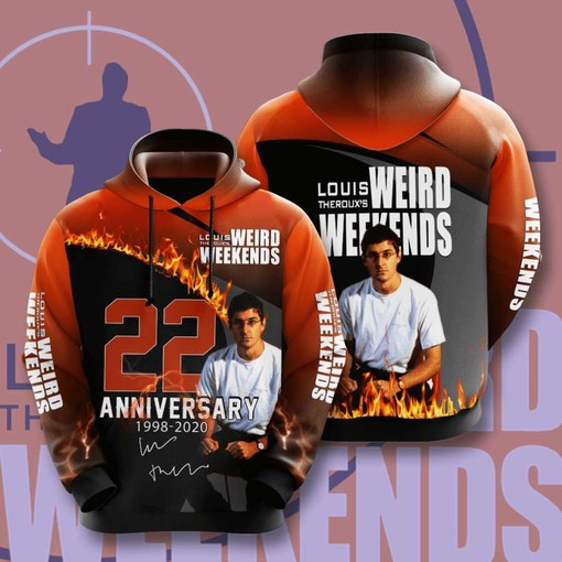 Louis Theroux's Weird Weekends All Over Print 3D Hoodie with Custom Design