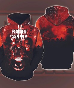 Louisiana Ragin Cajuns Horror Movies Halloween All Over Print 3D Hoodie - Spooky Look
