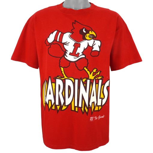 Louisville Cardinals Big Spell-Out T-Shirt, 1990s Retro NCAA Shirt - Unisex Sport Sweatshirt Hoodie Gift