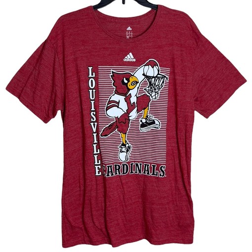Louisville Cardinals College Basketball Red Short Sleeve Shirt - NCAA Shirts for Fans