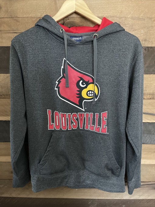 Louisville Cardinals Hooded Pullover Sweatshirt - NCAA Shirts for Fans
