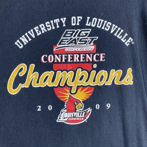 Louisville Cardinals NCAA Conference Champions Uni Football Shirt - NCAA Shirts for Fans - Image 2