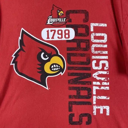 Louisville Cardinals NCAA Red Football Hoodie Sweatshirt, Perfect for Cardinals Sports Fans and University Students - Image 2