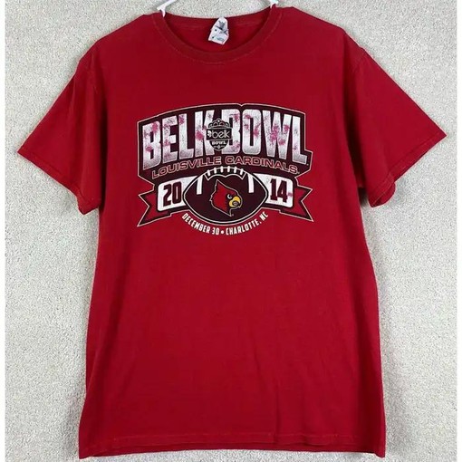 Louisville Cardinals Red NCAA Football Hoodie Sweatshirt, Perfect for Cardinals Sports Fans and University Students
