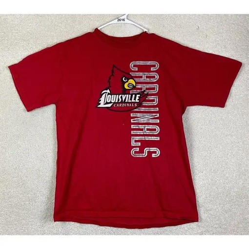 Louisville Cardinals Red T-Shirt - NCAA Shirts for Fans