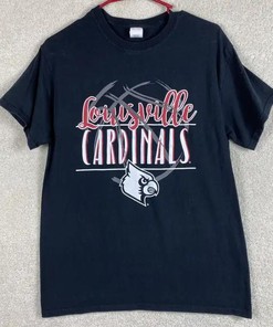 Louisville Cardinals Uni Football T-Shirt - NCAA Shirts for Men and Women