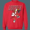 Louisville Cardinals Vintage NCAA Basketball Sweatshirt Hoodie - A Great Gift for Fans!
