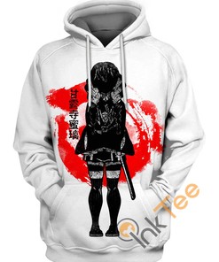 Love Hugged Mitsuri 3D All Over Print Hoodie - Women's Graphic 3D Hoodies