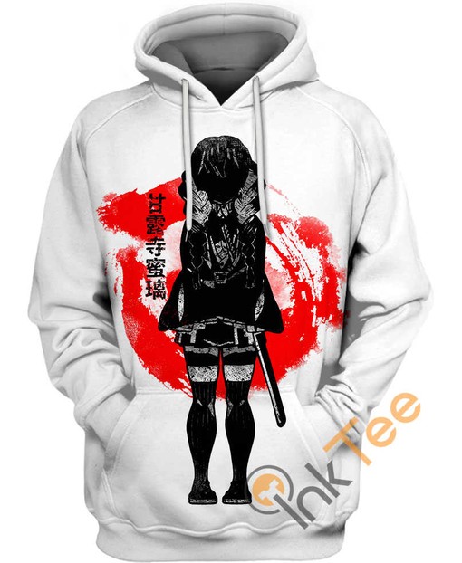 Love Hugged Mitsuri 3D All Over Print Hoodie - Women's Graphic 3D Hoodies