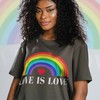 Love Is Love Unisex Shirts - Funny Movie Shirts for Men with PRIDE Months and Love Symbol