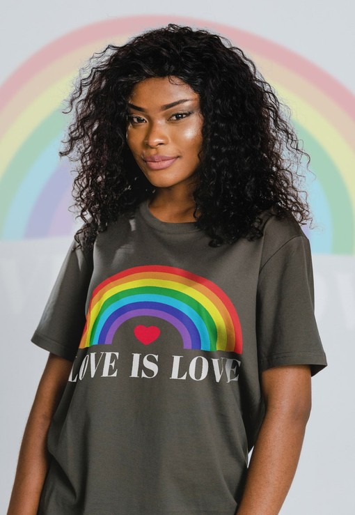 Love Is Love Unisex Shirts - Funny Movie Shirts for Men with PRIDE Months and Love Symbol