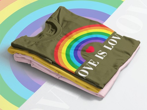 Love Is Love Unisex Shirts - Funny Movie Shirts for Men with PRIDE Months and Love Symbol - Image 4