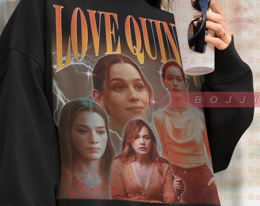 Love Quinn Retro Sweatshirt from You TV Show featuring Victoria Pedretti - Image 4