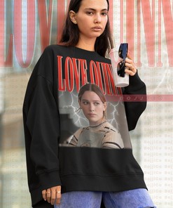 Love Quinn Vintage Sweater from You TV Show featuring Victoria Pedretti, Joe Goldberg, and Penn Badgley
