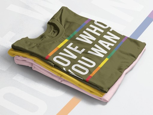 Love Who You Want Shirt - Movie Shirts for Women for LGBTQIA and Equality with Pride Rainbow - Image 4
