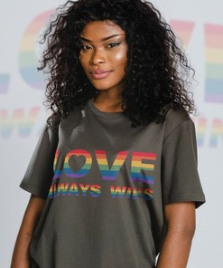 Love Wins Shirt - Minimalist Movie Shirts for Men with PRIDE Months and Pride Rainbow