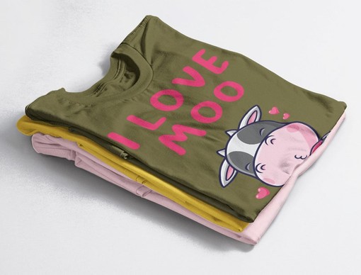 Love You Moo-tiful Unisex Tees, Valentine Couples Shirts, Cute Valentine's Day Shirt, Valentines Day Gift - Image 4