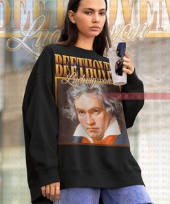 Ludwig van Beethoven Symphony Sweatshirt, German Composer Conductor T-shirt, Classical Music Artist Merchandise Gift