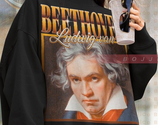 Ludwig van Beethoven Symphony Sweatshirt, German Composer Conductor T-shirt, Classical Music Artist Merchandise Gift - Image 4