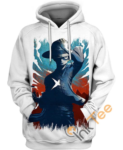 Luffy Dangerous Pirate All Over Print 3D Hoodie - One Piece Inspired