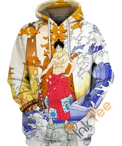 Luffy Wano Kuni 3D Hoodie - Bold and Unique