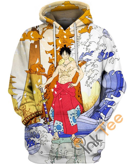 Luffy Wano Kuni 3D Hoodie - Bold and Unique