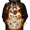 Luffy and the Straw Hat Pirates 3D Hoodie - Perfect for Anime Fans - One Piece Inspired